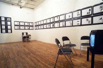 Renée Green. Secret, 1993 “What Happened To the Institutional Critique?” American Fine Arts, New York, 1993. Installation view. 