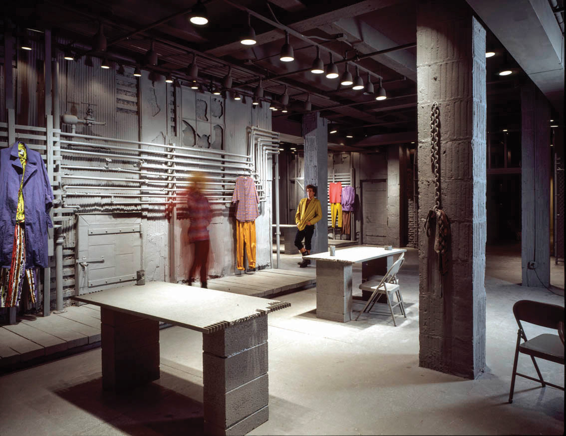 SITE for WilliWear, Showroom, New York, NY, Photographed by Andreas Sterzing, 1982.