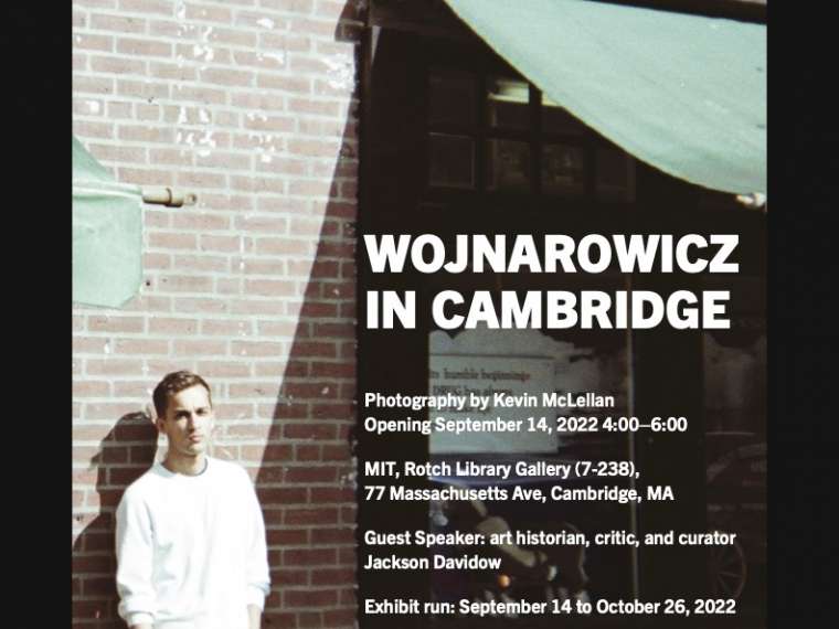 Kevin McLellan, Wojnarowicz in Cambridge II. Exhibition poster, 2022.