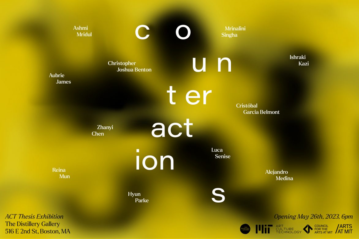 Counteractions Exhibition Poster, 2023.