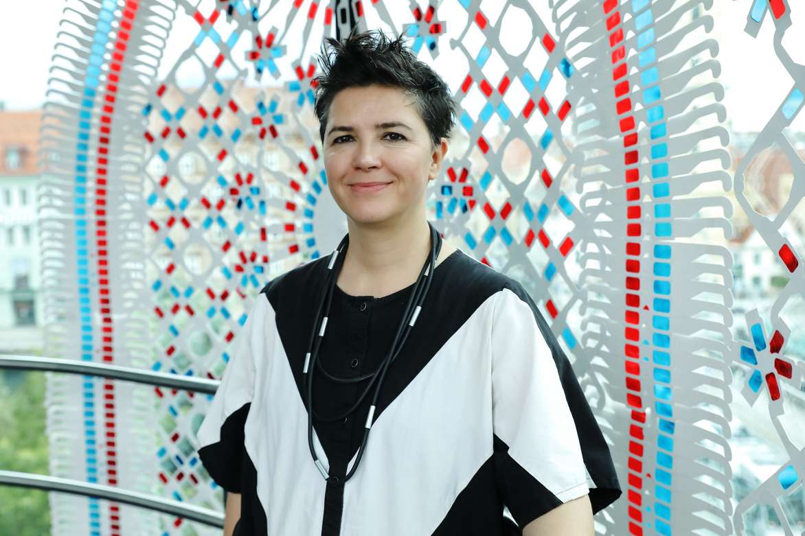 Azra Aksamija. Photo: J.J. Kucek, 2024